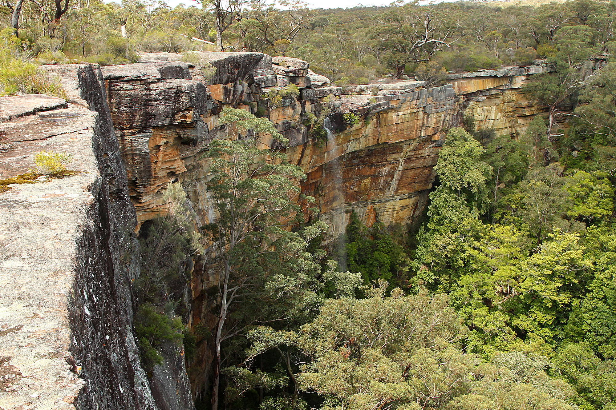 The course went through stunning Australian scenery